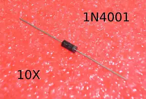 10X Diodo Rectificador 1N4001 50V 1A - Imagen 1 de 1