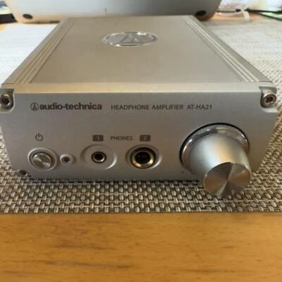 Audio Technica AT-HA21 Headphone Amplifier Stereo Jack φ6.3 φ3.5 300mW+300mW - Image 1 of 3