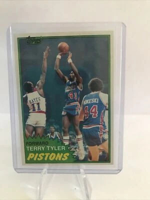 1981-82 Topps Set TERRY TYLER #M84 DETROIT PISTONS - Image 1 of 2