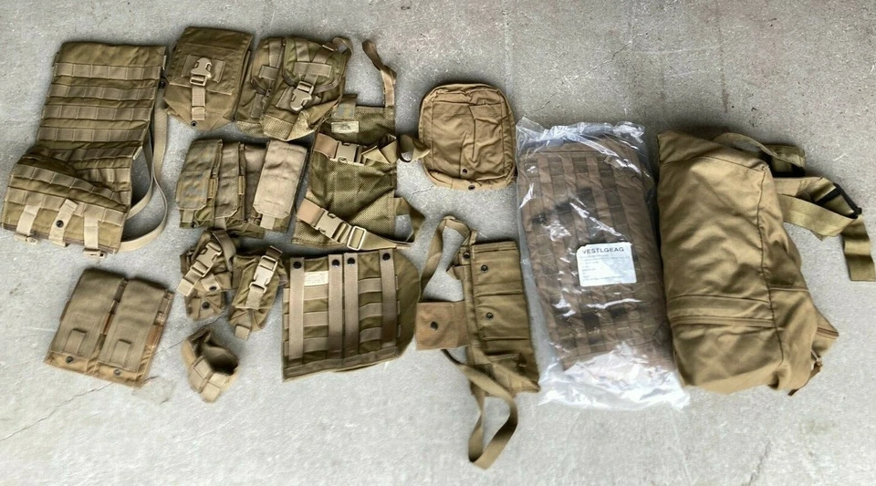 USMC USGI Military Surplus FSBE Full Spectrum Vest Battle Equipment Full Kit LRG - Image 1 of 4