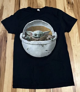 Star Wars Boy's youth T-Shirt Size Small Black Yoda Short Sleeve - Picture 1 of 2