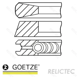 Kit de anillos de pistón para Ford Citroen Peugeot Land Rover Fiat Lancia Jaguar 1781202 - Imagen 1 de 7