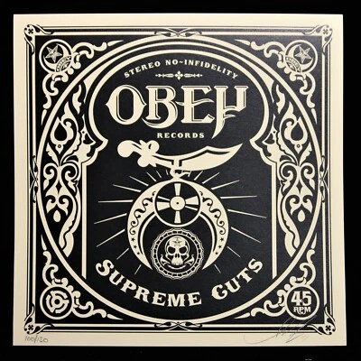 SHEPARD FAIREY hand signiert Party At Moontower box record ed150 2011 obey giant - Bild 1 von 4