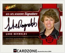 2013 Select AFL Future Force Black Signature Cards FFRS18 Luke Reynolds-Carlton