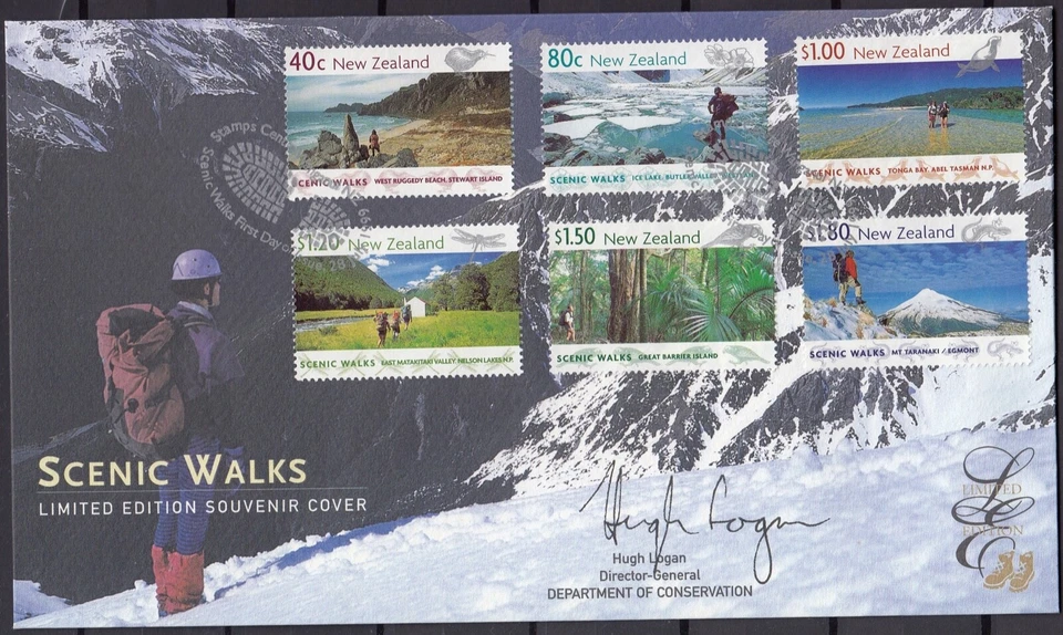 NEW ZEALAND 1999 Scenic Walks, Limited Edition FDC - Image 1 of 1