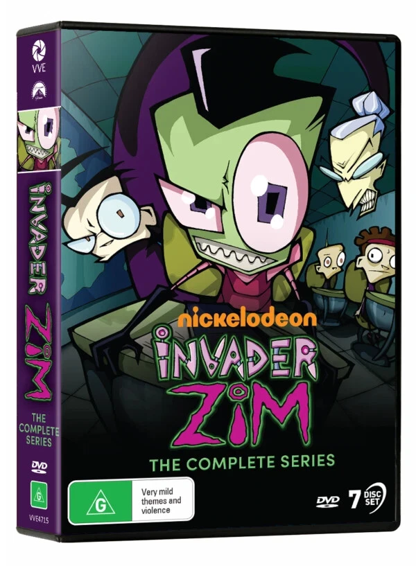 INVADER ZIM : THE COMPLETE SERIES + EXTRAS [ALL REGIONS] (7DVD) - Image 1 of 2