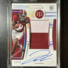 2023 National Treasures Collegiate Jahmyr Gibbs RPA 23/39