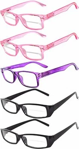 Narrow Retro Fashion Style Rectangular Mix#2 Frame Clear Lens Eyeglasses 5 PCS - Picture 1 of 1