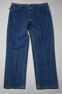 Deadstock Vtg 90s Levi's 44x32 540 Relaxed Fit Dark Stonewashed Denim Mens Jeans - Picture 1 of 10