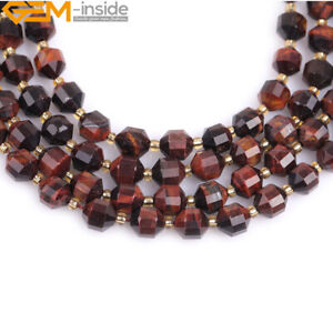 Sodalite Citrine Rutilated Quartz Beads Bicone Hand Faceted Natural Gemstone 15"