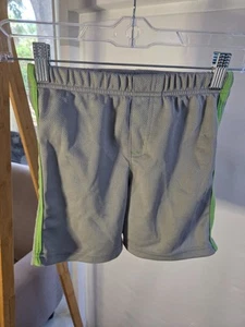 MONSTER JAM Boys Gray 100% Polyester Mesh Athletic Shorts Sz 5T with Stripes - Picture 1 of 8