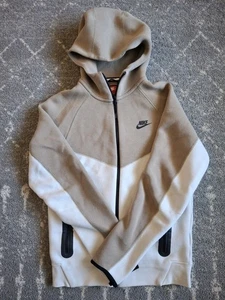 Nike Sportswear Tech Fleece Full-Zip Hoodie Weiß Khaki FB7921-121 Herren XS - Bild 1 von 7