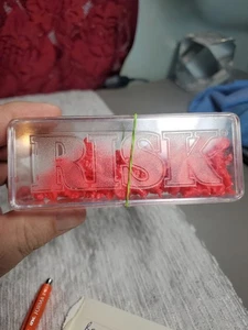 RISK The World Conquest Game Replacement Pieces Red Army VTG 1993 (Read) - Picture 1 of 3