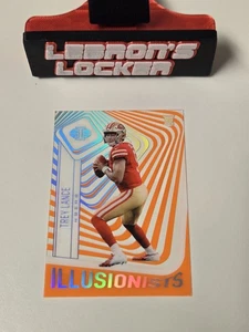 2021 Panini Illusions - Illusionists Trey Lance #ILL-12 Orange (RC) - 49ers - Picture 1 of 3