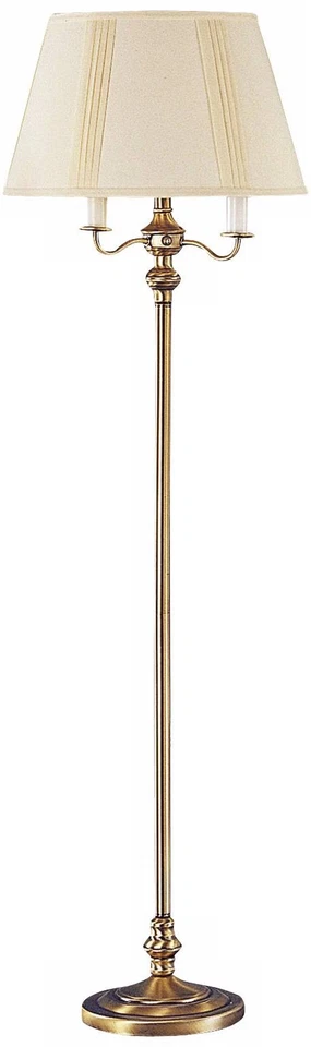 Lámpara de pie Cal Lighting Bellhaven 59" latón antiguo 4 luces Foto 1 de 1