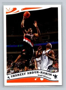 2005-06 Topps #74 Shareef Abdur-Rahim Portland Trail Blazers Basketball Card - Picture 1 of 2