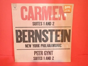 Carmen Suites 1 & 2 Bernstein Peer Gynt Suites 1 & 2 Vinyl LP Columbia EX - Picture 1 of 8