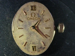 Omega de Ville movement, dial, hands and crown 1450 working keeping time 1980's - Picture 1 of 4