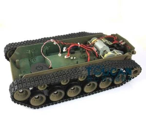 Henglong 1/16 M26 RC Tank 3838 Chassis W/ Plastic Tracks Wheels Model Part - Picture 1 of 1