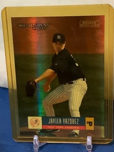 2005 Donruss Stat Line Season #274 Javier Vazquez 09/14 New York Yankees - Picture 1 of 2