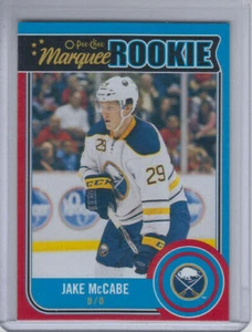 14/15 OPC Buffalo Sabres Jake McCabe Rookie Red Redemption RC card #504 - Picture 1 of 2