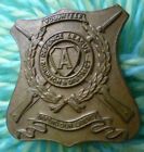 Defence League Dulwich & District Volunteer Badge Brass 2 Lugs Antique