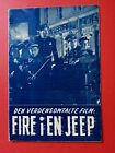 Danish Film Program "Four In A Jeep" Viveca Lindfors.Ralph Meeker.Yoseph Yadin.