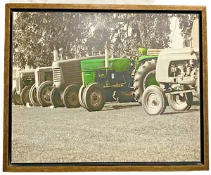 SELTENER Vintage John Deere Brian kleine Highlights 20"x16" gerahmter Druck - Bild 1 von 6