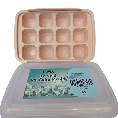 Bandeja para cubitos de hielo octágono con cubierta superior desmontable x 12 orificios ENVÍO GRATUITO Foto 1 de 4