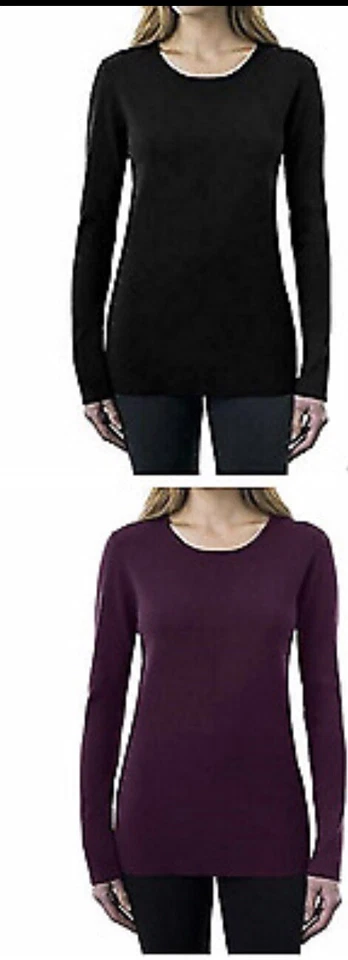 Suéter Kirkland Signature Damas’ Cuello Redondo Tejido Acanalado Elástico Talla XXL NUEVO CON ETIQUETAS Foto 1 de 4