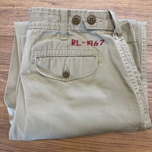 Polo Ralph Lauren RL67 Youth 18 Classic Khaki Chino Pants Casual Straight Leg - Picture 1 of 8