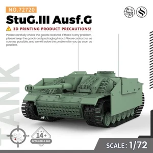 SSMODEL SS72720 1/72 25mm Military Model Kit German StuG.III Ausf.G - Picture 1 of 5