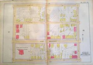 1891 SOUTH BOSTON MASSACHUSETTS CATHOLIC ACADEMY WHITEY BULGER HOUSE ATLAS MAP - Picture 1 of 4