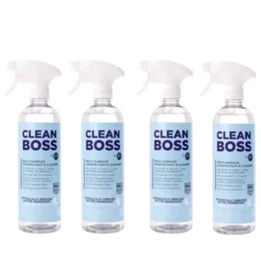Clean Boss by Joy Multi-Surface Disinfectant & Cleaner 24 oz Sprayers 4 Bottles - Picture 1 of 3
