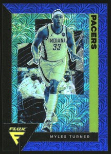 2020-21 Panini Flux Blue Mojo #70 Myles Turner /99