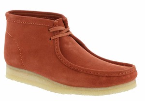 clarks boots mens orange