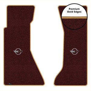 Lloyd Ultimat Front Row Carpet Floor Mat for 91-94 Corvette (#L2320) Burgundy