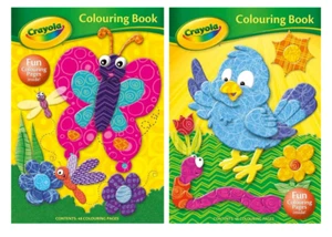 Kinder Crayola Malbuch Vogel Schmetterling ab 3 Jahren - Bild 1 von 4