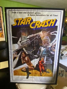 Star Crash Movie Memoribilia Poster and 8 Lobby Cards 1978 (frame not included) - Picture 1 of 5