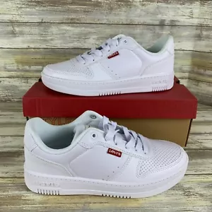 NUEVO Zapatos Levis Mujer 6.5 Blanco Sobre Blanco Mono Drive Lo Tenis 520702-W931 - Imagen 1 de 13