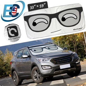 Car Windshield Sun Shade Cartoon Visor Truck SUV Auto Front Window Shield Cover - Picture 1 of 10