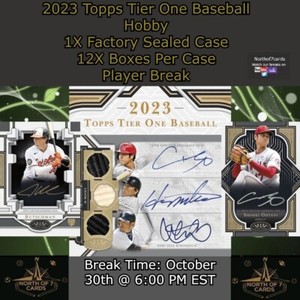 Ty Cobb 2023 Topps Tier 1 Baseball Hobby - 1X Case Player BREAK #3