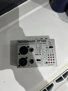 Behringer CABLE TESTER CT100 Professional 6-In-1 Cable Tester - Picture 1 of 4