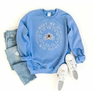 Cinderella Clock Custom Embroidered Sweatshirt/Hoodie - Picture 1 of 4