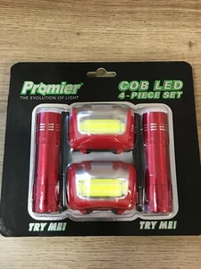 Juego de 4 faros y linternas LED COB Promier/Litezal, pesca, camping - Imagen 1 de 3