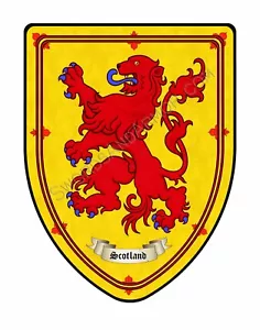 Escudo de armas Escocia León desenfrenado escudo de exhibición país - escocés SH503PDGHG - Imagen 1 de 3