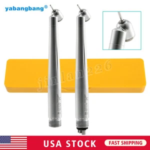 NSK Style Dental 45 Degree Surgical High Speed Handpiece Push Button 2/4 Hole - Picture 1 of 25