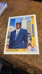Baloncesto de cubierta superior 1991-92 Dikembe Mutombo RC #3 - Imagen 1 de 2