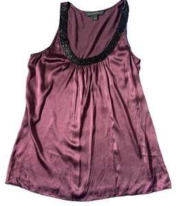 express design studio Top Damen Seide XS` Rosa Ärmellos Tank U-Ausschnitt Damen - Bild 1 von 6