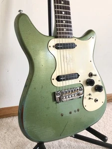 1966 Original Epiphone Olympic Coronet Gibson Vintage Electric Guitar Rare Color - Picture 1 of 20
